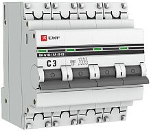 Выключатель автоматический EKF PROxima ВА 47-63 4п 3А C 4.5кА картинка